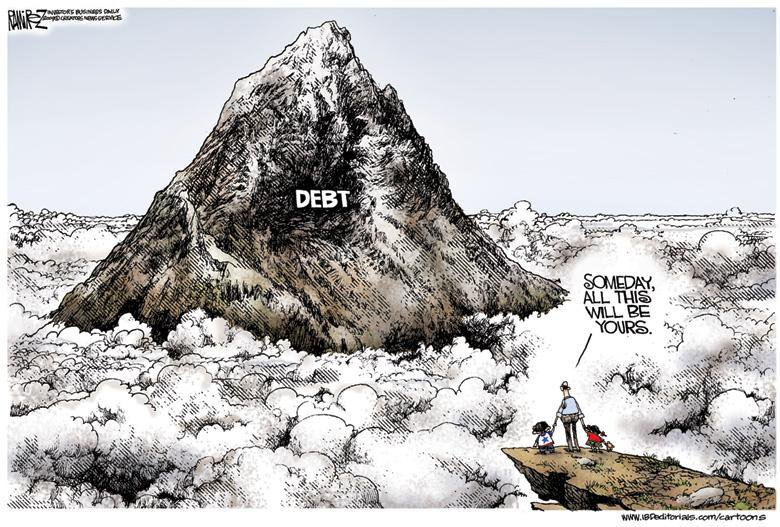 debt-mountain